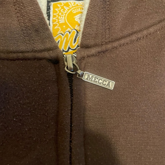Mecca Chocolate Brown Zip-Up Jacket - Picture 2 of 4